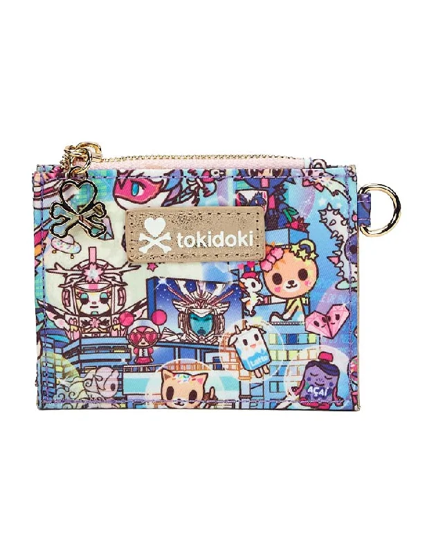 Wallet for Weekend Getaways for Relax-Digital Princess Zip Card Wallet