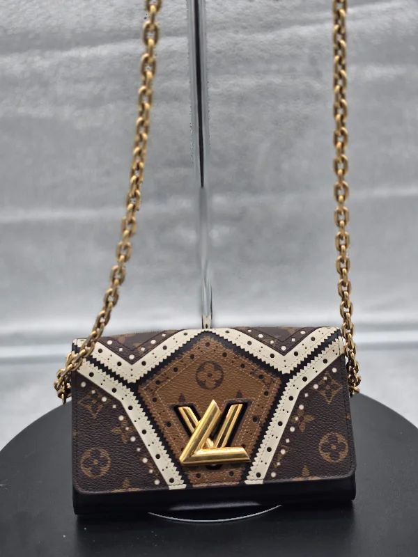 Canvas Wallet for Casual Style-LV Twist Wallet on Chain