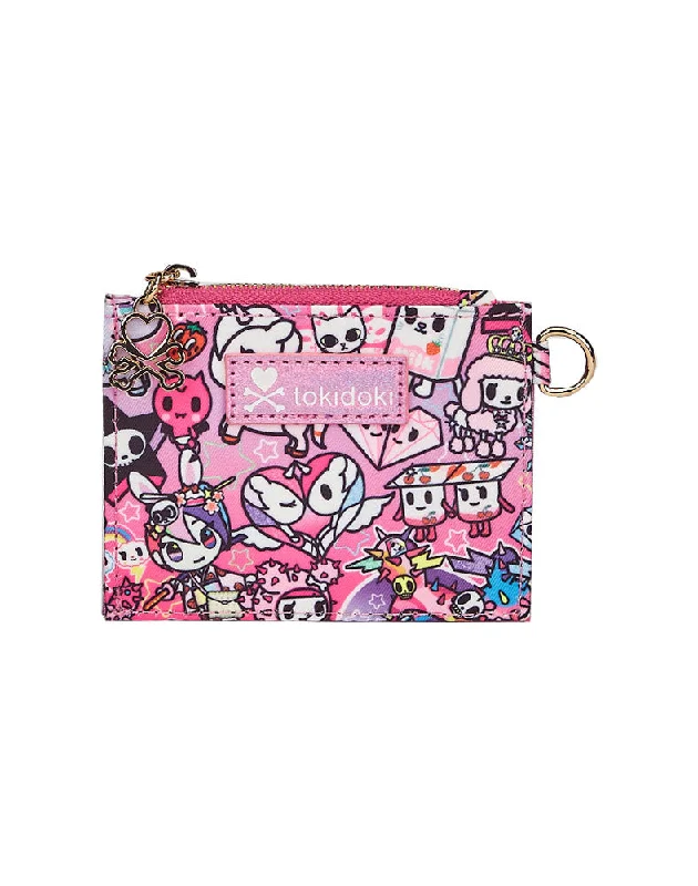 Card Case for Commuters for Transit-Y2Kawaii Zip Card Wallet