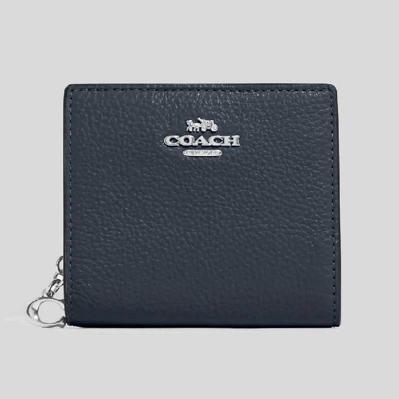 Wallet for Festival Goers for Fun-Coach Snap Wallet Denim RS-C2862