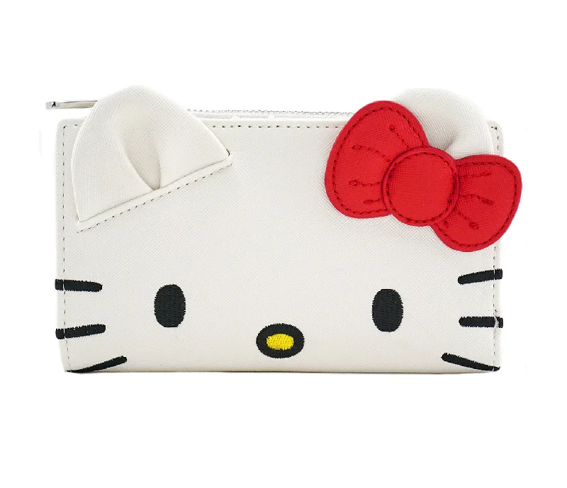 Wallet for Women's Style for Feminine-Hello Kitty x Loungefly Classic Face Bifold Wallet