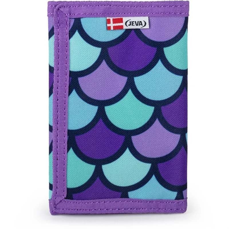 Wallet for Business Trips for Work-JEVA Wallet Rainbow Mermaid