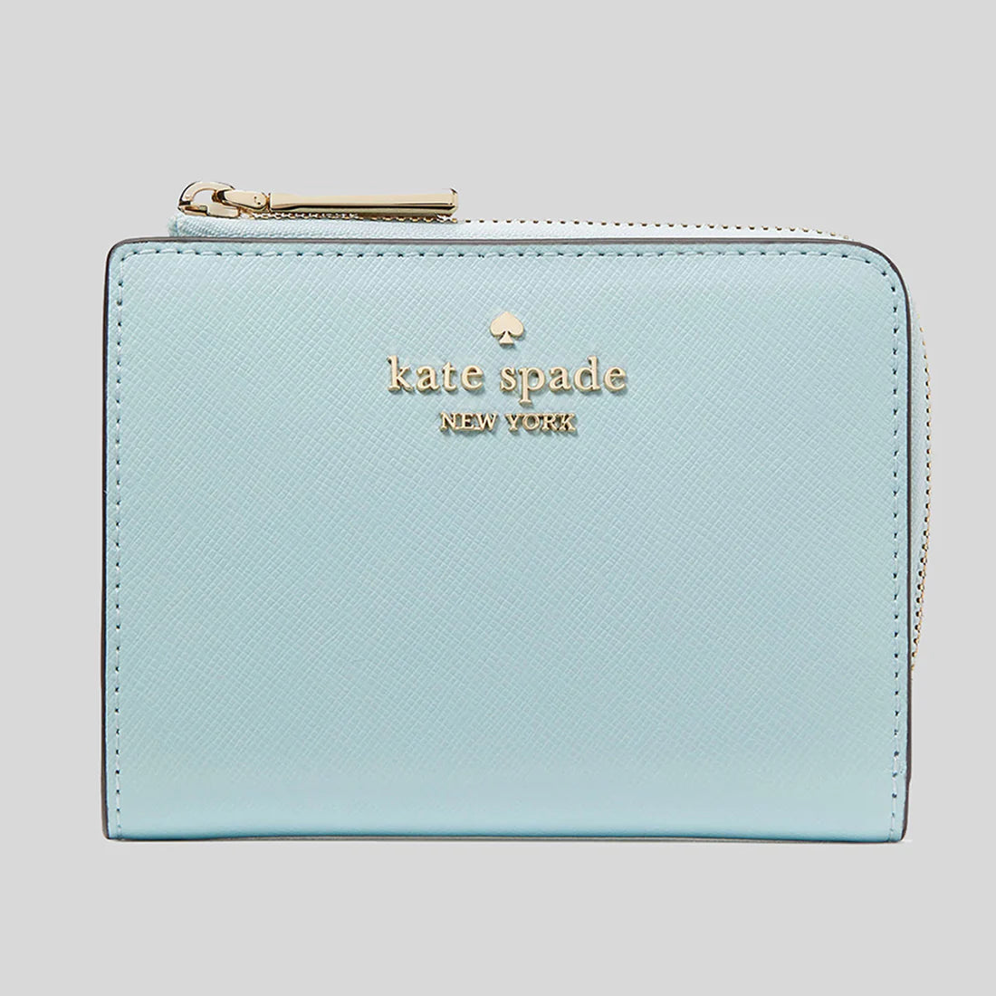 Wallet for Women's Style for Feminine-KATE SPADE Madison Small L Zip Wallet Blue Glow RS-KH615