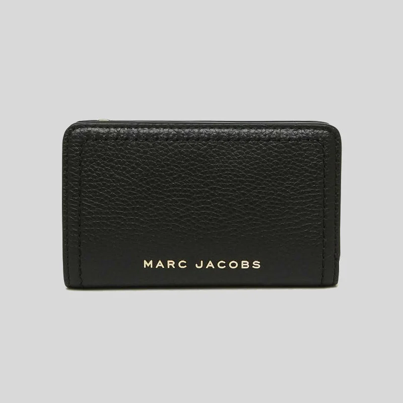 Card Case for Canoeists for Boating-Marc Jacobs Groove Medium Bifold Wallet Black RS-S104L01SP21