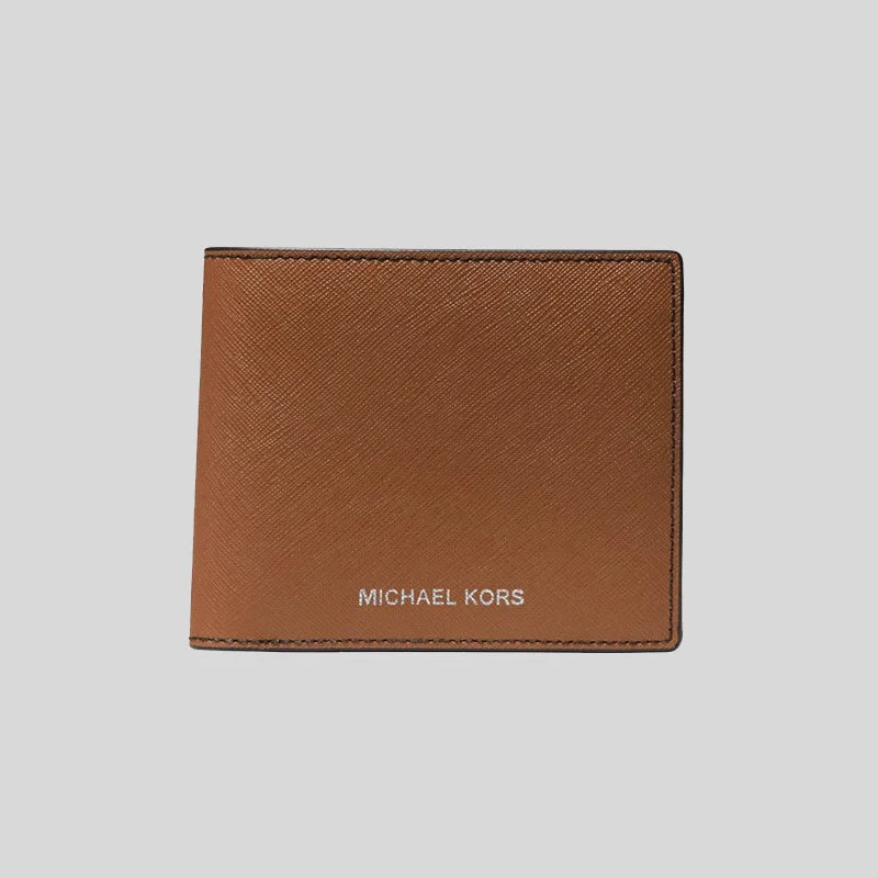 Card Case for Hunters for Hunting-Michael Kors Harrison Crossgrain Leather Billfold Wallet With Coin Pocket Luggage RS-36U9LHRF3L