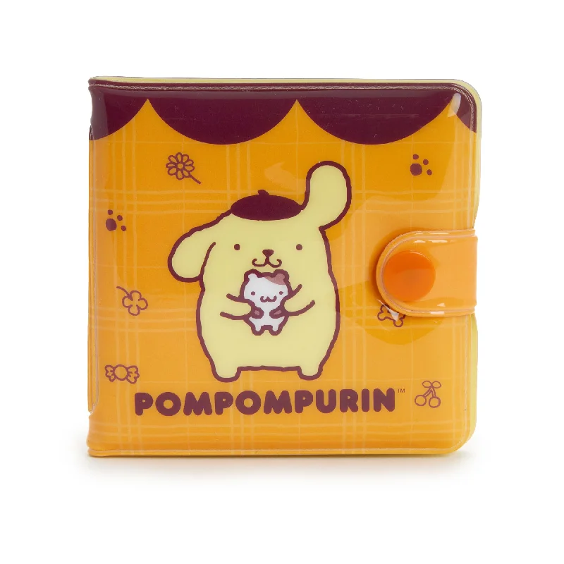 Wallet with Card Slots for Organized-Pompompurin Vinyl Snap Wallet