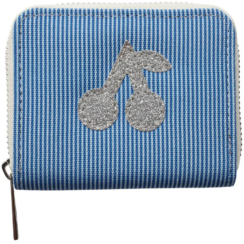 Wallet with Handle for Hold-Sofie Schnoor Blue Striped Wallet