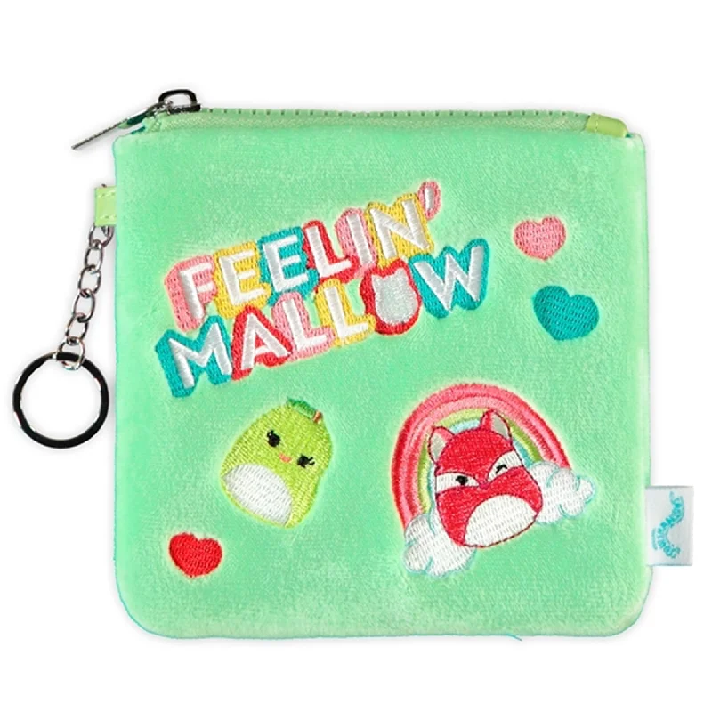 Card Case for Emergency Use for Safety-Squishmallows Wallet Green