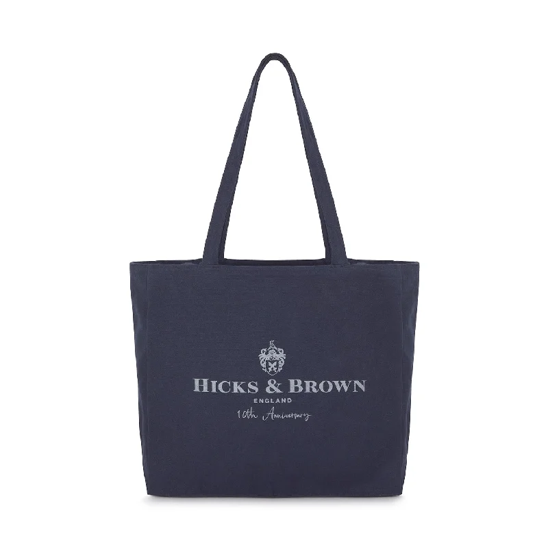 Stylish canvas tote bags for everyday use and casual fashion choices -10th Anniversary Navy Weekender Tote Bag