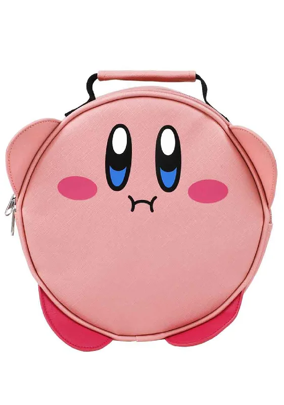 Designer tote bags with bold patterns and luxury accents for standout fashion -Nintendo Kirby Insulated Lunch Bag