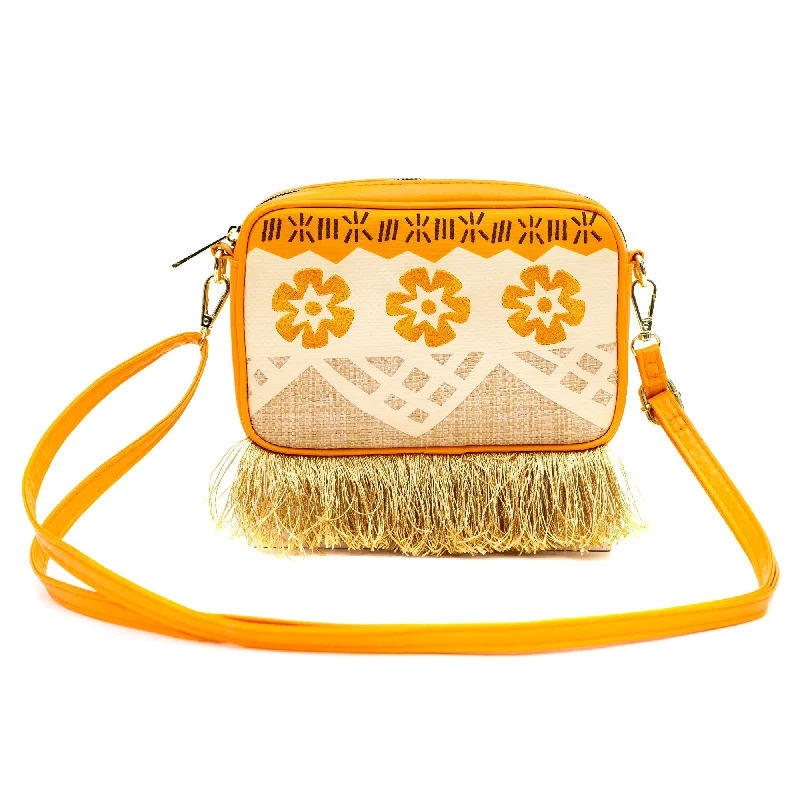 Luxury tote bags with premium leather and gold hardware for sophisticated style -Disney Bag, Horizontal Cross Body, Moana Embroidered Skirt Pattern with Hei Hei and Pua Pose, Raffia Straw