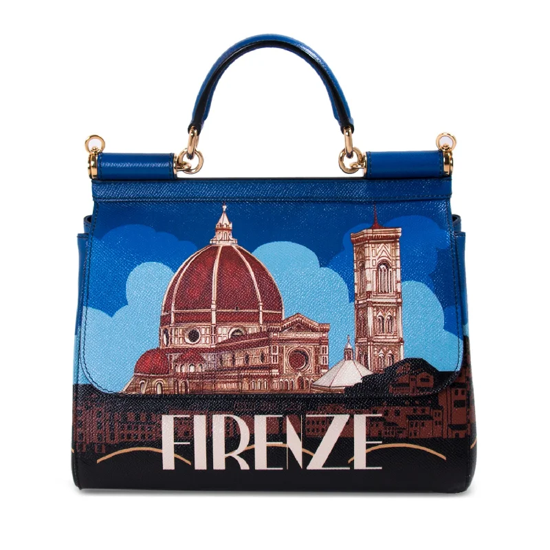 Shoulder bags with plaited straps for textured charm -Dolce & Gabbana Sicily Firenze Bag