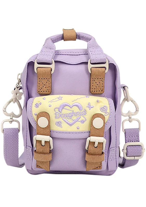 Tote bags with sturdy straps for comfortable carrying and easy transport -Kaleido Series Macaroon Tiny Crossbody Bag in Wisteria