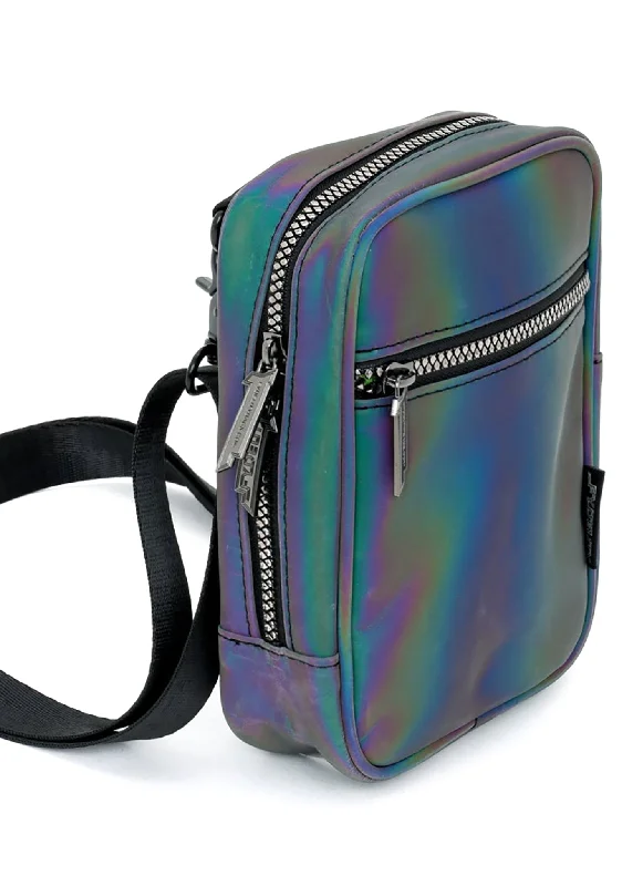 Tote bags with leather handles for added sophistication and durability -Sidekick Sling Shadowbanned Reflective Crossbody Bag