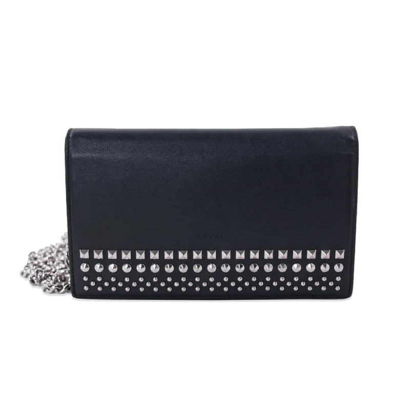 Light shoulder bags great for all-day shoulder ease -Gucci Studded Wallet on Chain