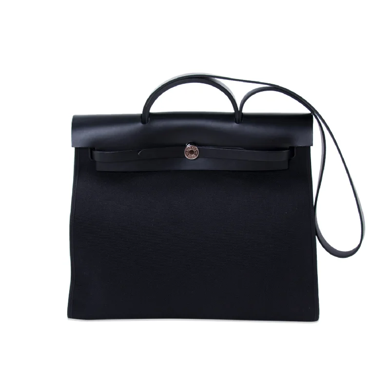 Shoulder bags great for events with chic vibe -Hermès Herbag Zip 39 Black