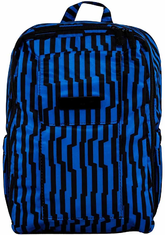 Striped tote bags for a nautical-inspired look and casual style -Onyx Electric Black Mini Be Backpack