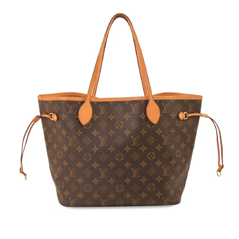 Shoulder bags featuring stone wash for artsy vibe -Louis Vuitton Monogram Neverfull MM