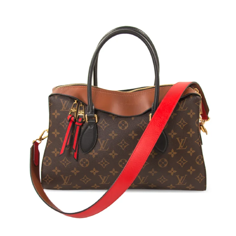 Shoulder bags featuring stone wash for artsy vibe -Louis Vuitton Tuileries Monogram Bag