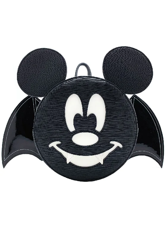 Compact foldable tote bags for convenient, travel-friendly accessories on the go -X LASR Exclusive Disney Mickey Bat Convertible Mini Backpack