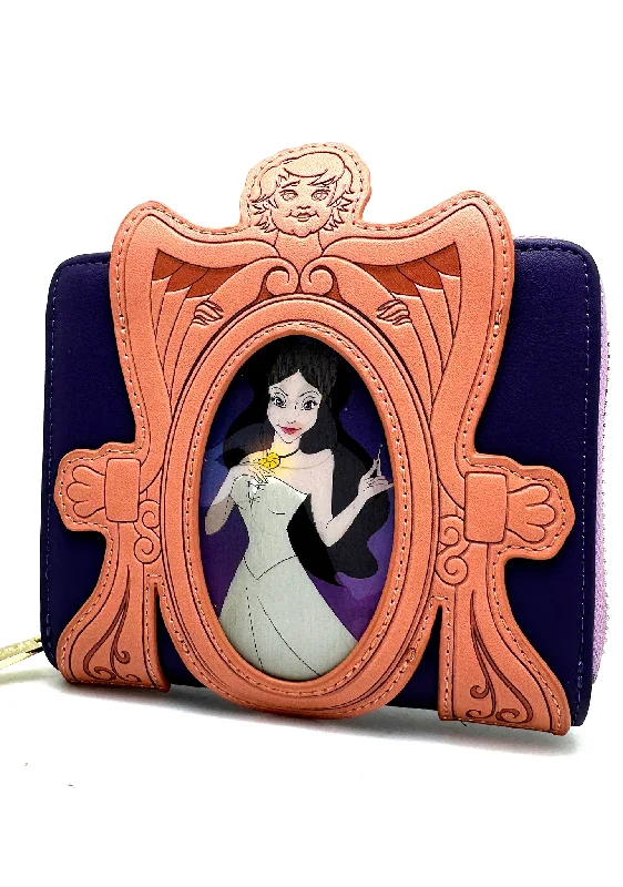 Patterned tote bags with colorful designs for an eye-catching statement accessory -X LASR Exclusive Disney Little Mermaid Ursula & Vanessa Lenticular Zip Wallet