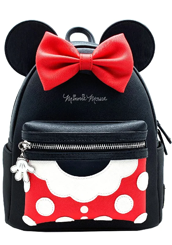 Canvas tote bags with intricate embroidery for women who love unique designs -X LASR Exclusive Disney Minnie Mouse Dress Mini Backpack