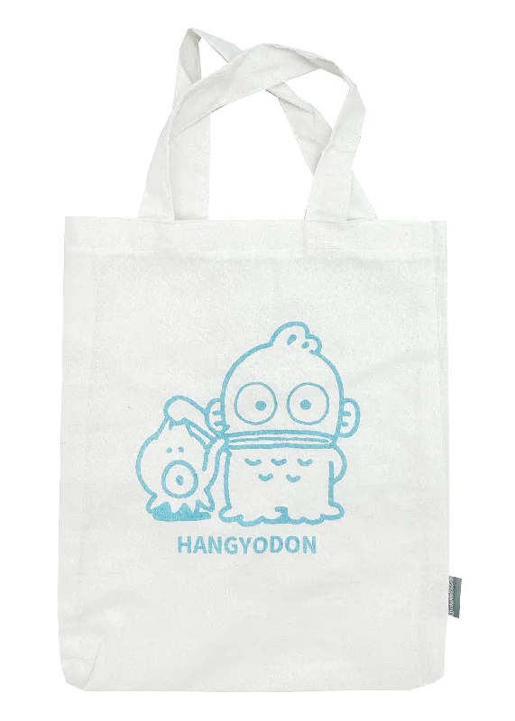 Foldable tote bags for easy storage and convenient on-the-go functionality -Sanrio Hangyodong Classic Canvas Tote