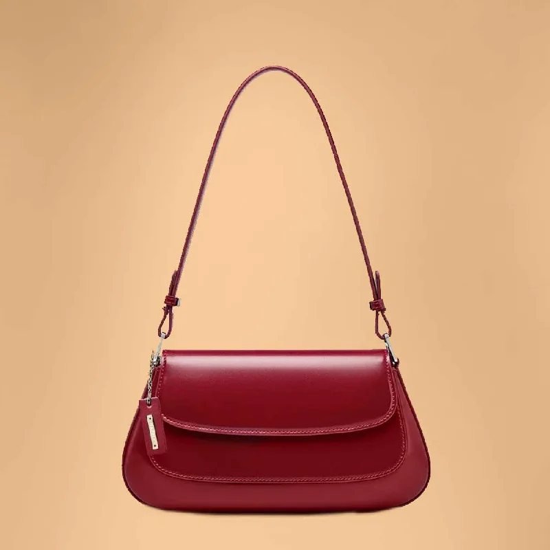 Luxury tote bags with premium leather and gold hardware for sophisticated style -Vault (Cherry Red)