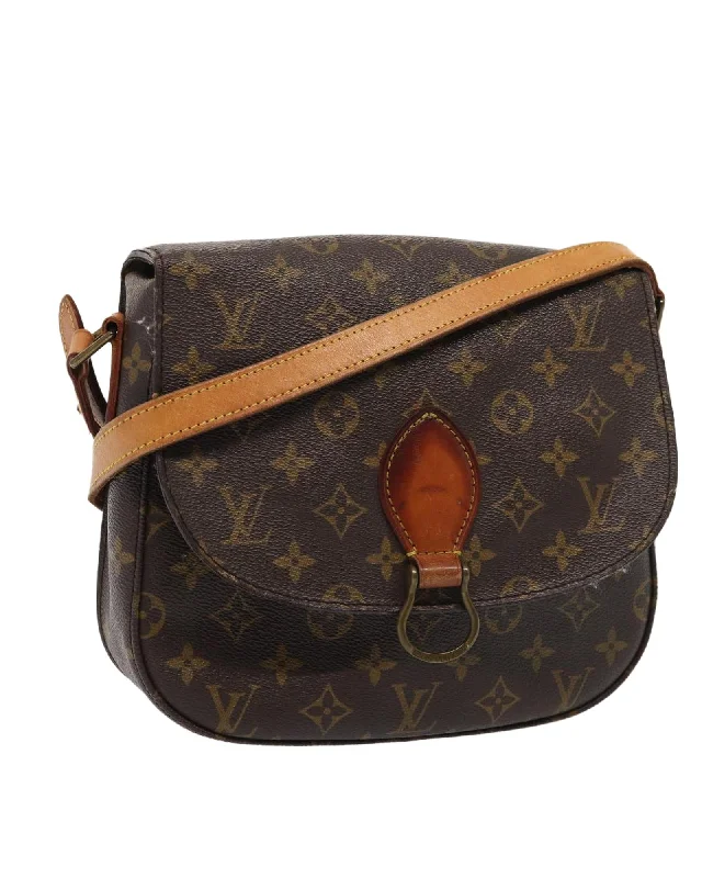 Shoulder bags with padded straps for shoulder comfort -Monogram Canvas Saint Cloud GM Shoulder Bag