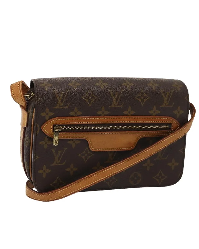 Shoulder bags with tiger print for wild style -Monogram Canvas Saint Germain Shoulder Bag