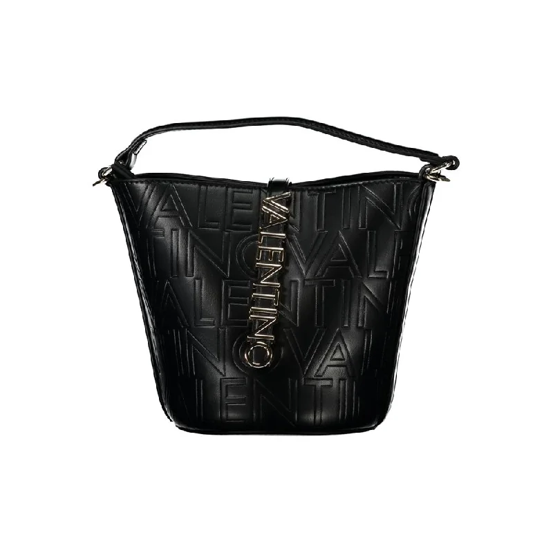 Eco-friendly hemp tote bags for sustainable fashion and eco-conscious shoppers -Valentino Bags Black Polyethylene Handbag