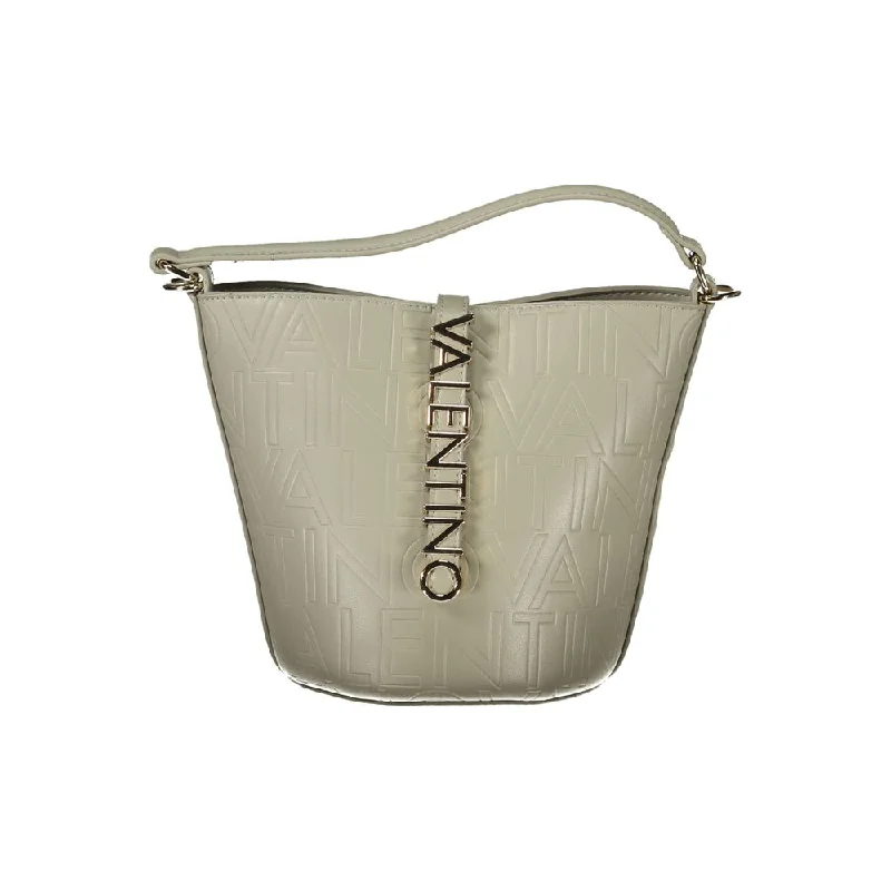 Tote bags with sturdy canvas material for durable and long-lasting wear -Valentino Bags Gray Polyethylene Handbag