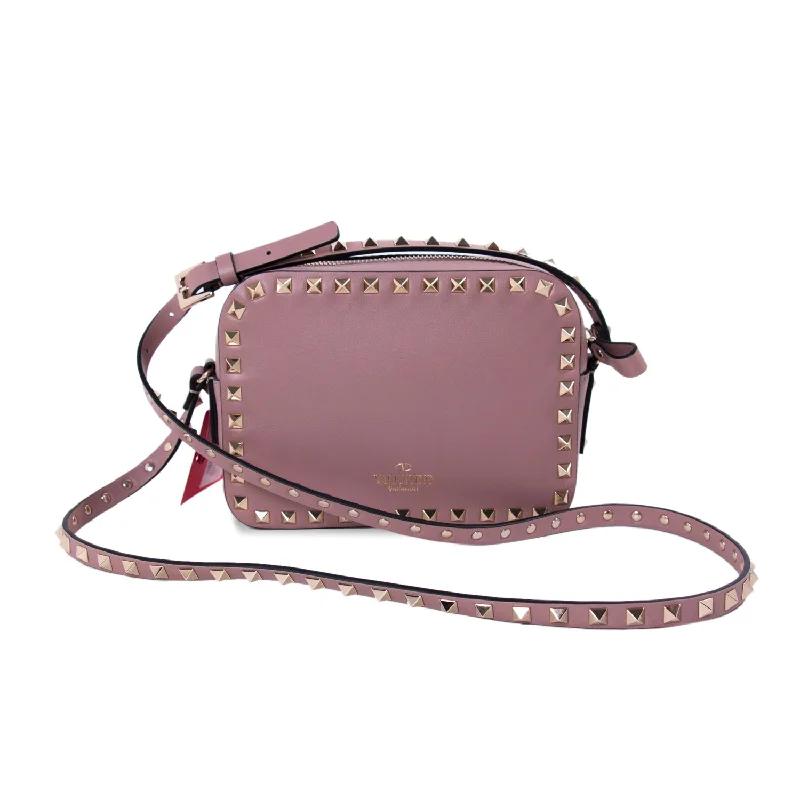 Shoulder bags perfect for teens with fun prints -Valentino Rockstud Camera Cross Body Bag