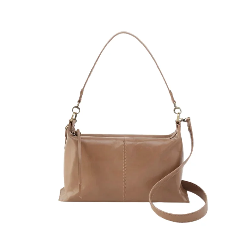 Handle bags with chain-link handles for a touch of luxury and glamour -Avon Shoulder in Cashmere