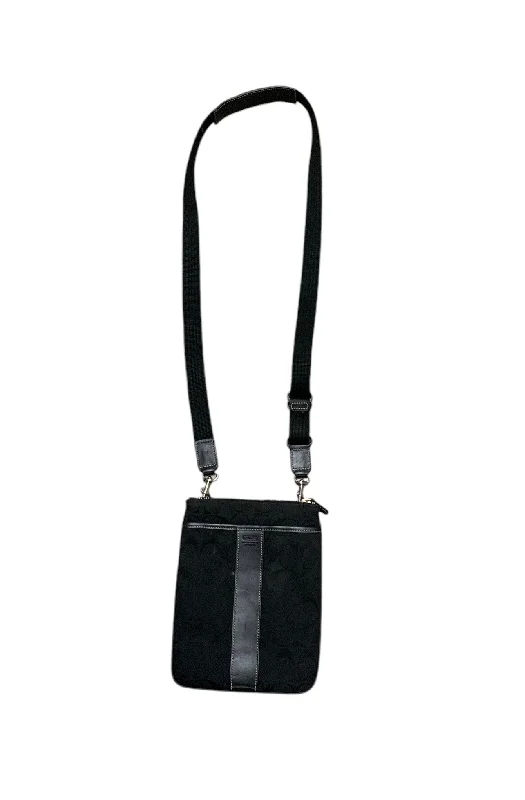 Vegan leather handle bags for eco-conscious women who love stylish designs -Coach Black Logo Mini Purse