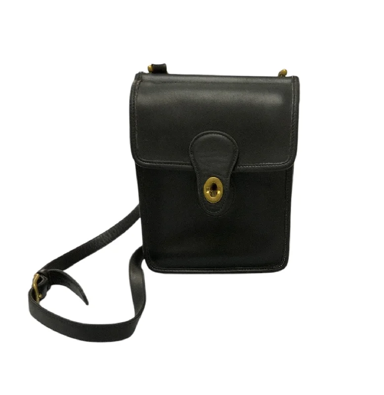 Classic leather handle bags for women seeking timeless and versatile designs -Coach Black Mini Purse