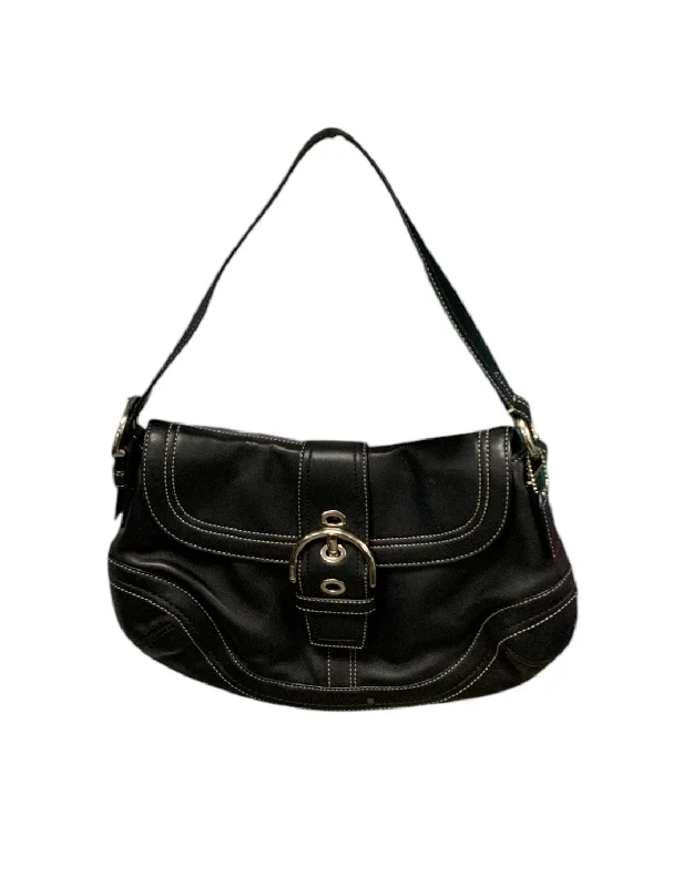 Small handle bags for women who love compact accessories with minimalist appeal -Coach Leather Shoulder Bag