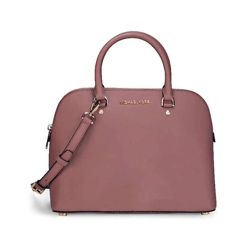 Handle bags with removable shoulder straps for versatile and stylish options -Michael Kors Cindy Mini Crossbody Bag Tulip Pink Leather Bag Handbag Purse New