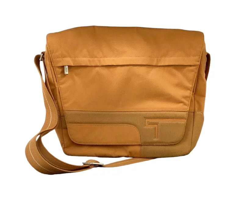 Simple handle bags with clean lines for minimalist fashion lovers -Tumi Orange Laptop Bag