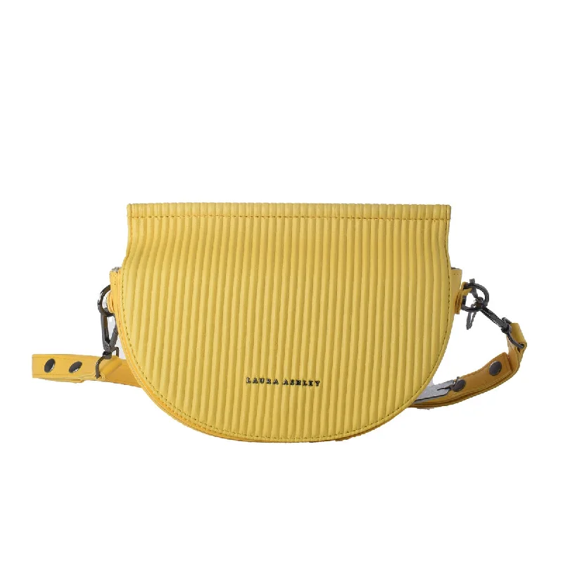 Casual handle bags with leather straps for laid-back, everyday outfits -Laura Ashley Yellow Shoulder Crossbody Bag