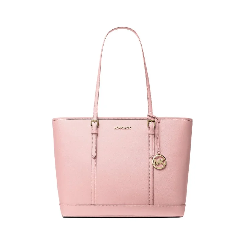 Luxury handle bags with Italian leather for a high-end, timeless accessory -Michael Kors Leather Pink Tote Shoulder Bag